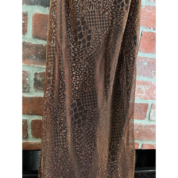 Gunne Sax VTG Jessica McClintock Millennium 2000 Leopard Shimmer Gown Size 3 NWT - Picture 4 of 9